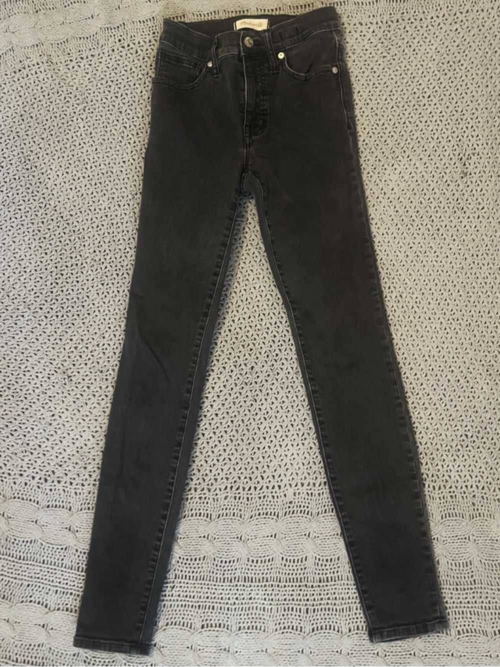 Madewell Black Skinny High-Rise Jeans